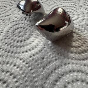 Sterling and 14k mixed metal earrings